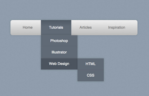 Graphical Dropdown Menu and CSS Layout