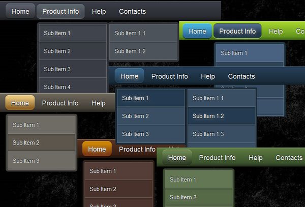 jQuery_Multi_Level_Menu_Style_11